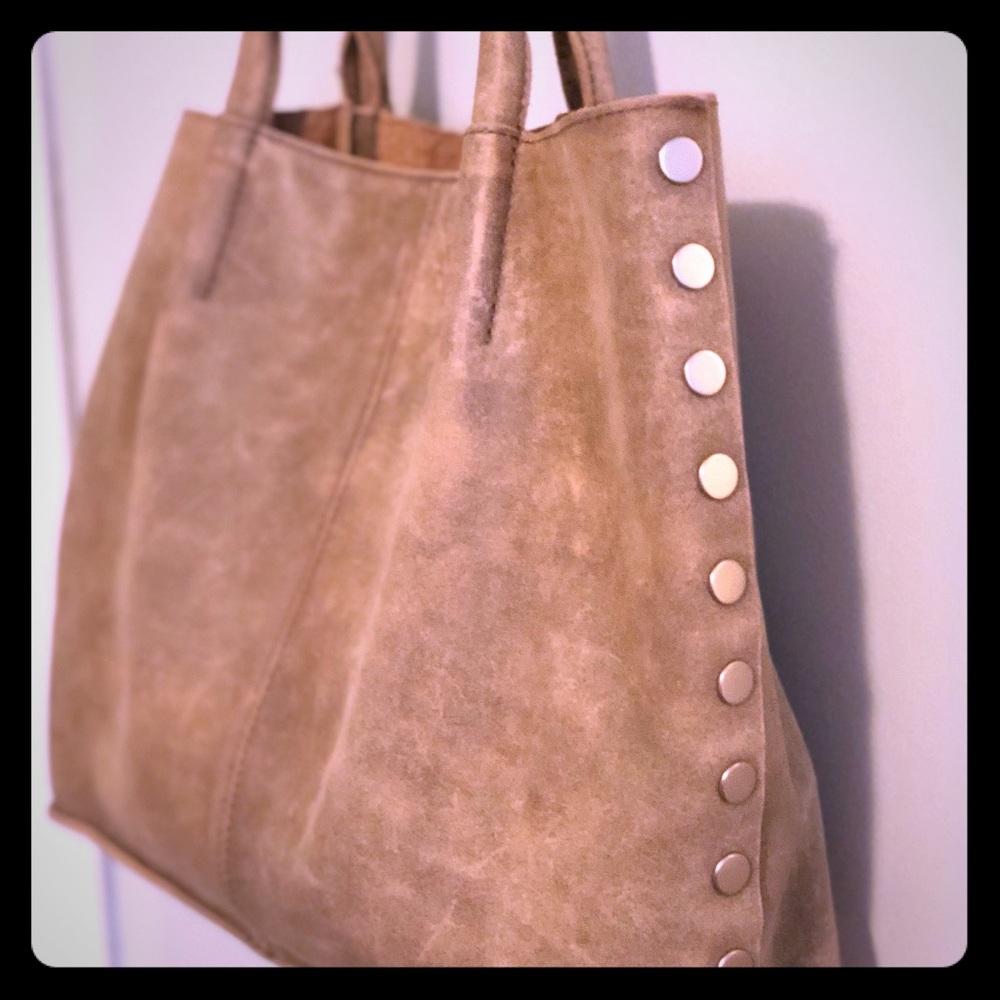 Hammitt Oliver Tote Bag Pewter/Brushed Silver